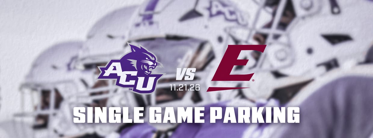 ACU Football Parking vs Eastern Kentucky