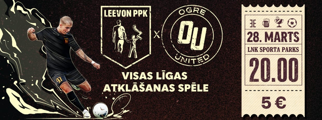 Nākotnes līga: Leevon PPK - Ogre United