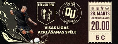 Nākotnes līga: Leevon PPK - Ogre United