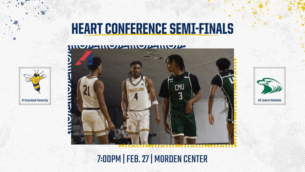 Heart Conference Men's Basketball Semi-Finals - Graceland vs. Central Methodist