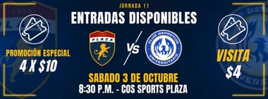 PLAZA AMADOR VS. CD. UNIVERSITARIO