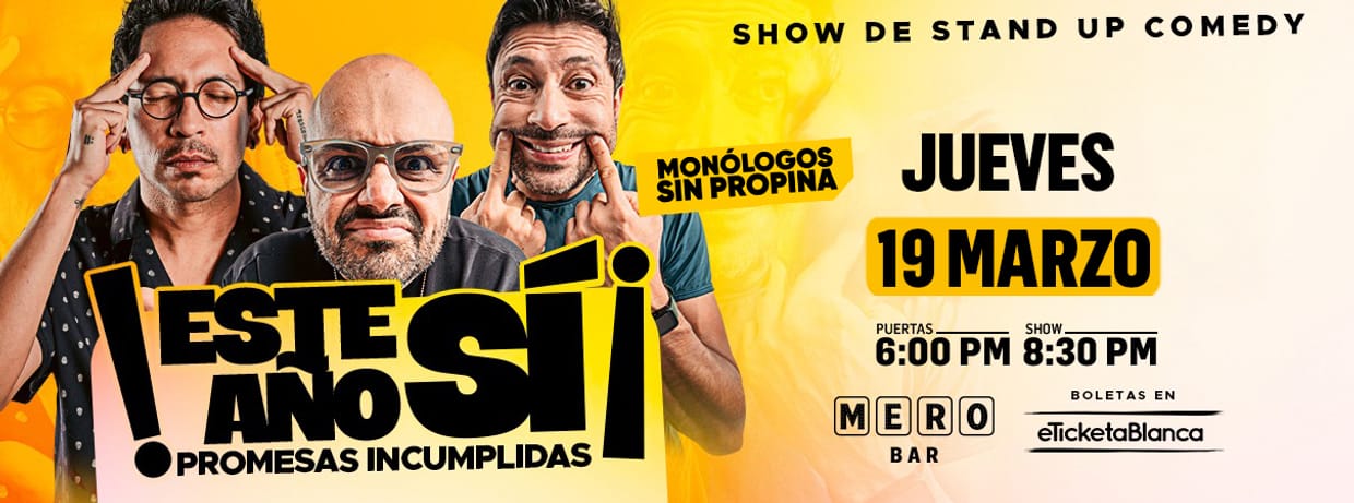 MONÓLOGOS SIN PROPINA: !ESTE AÑO SÍ...! - PROMESAS INCUMPLIDAS (EN MERO BAR)
