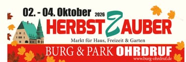Herbstzauber Burg & Park Ohrdruf