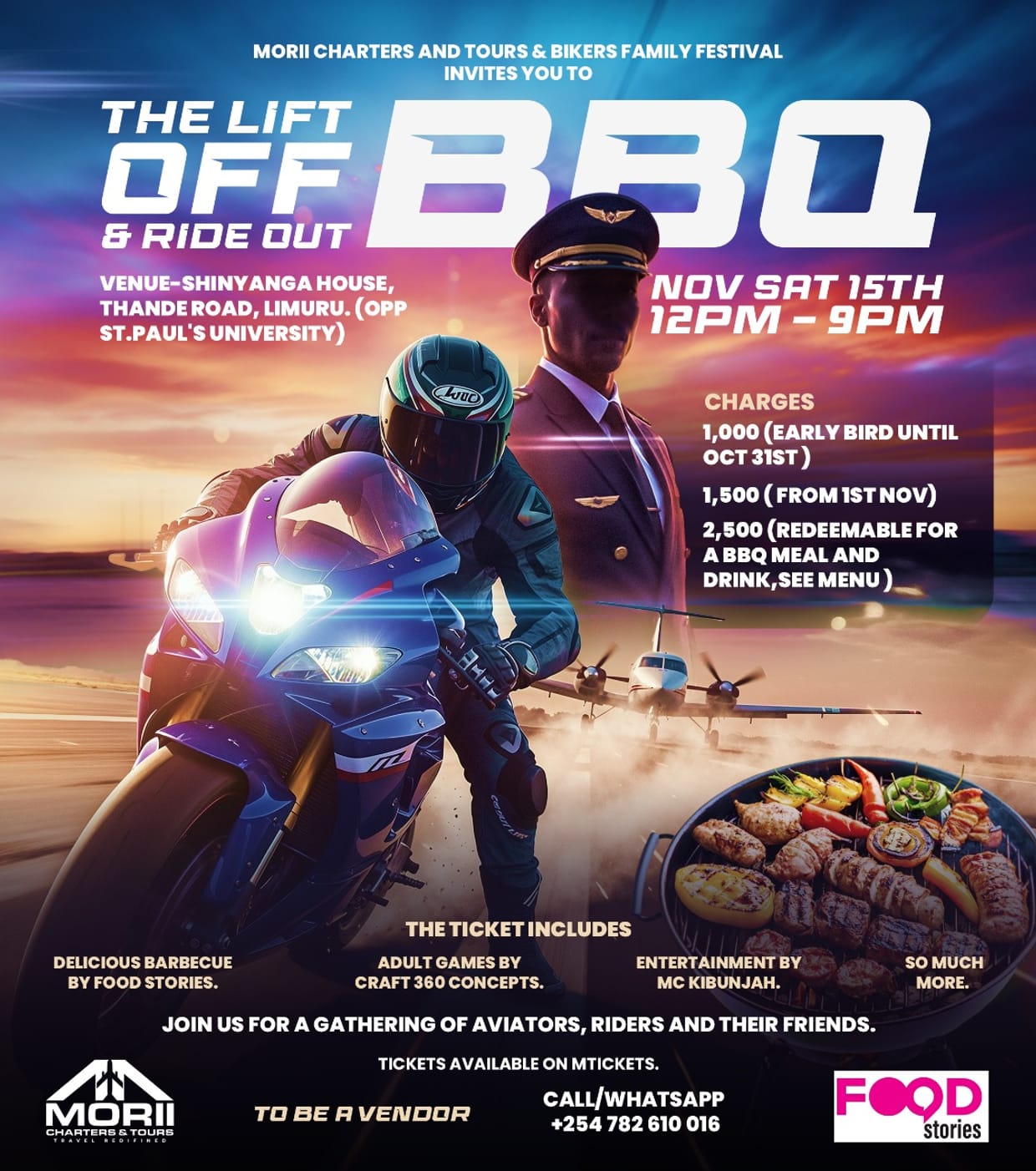 THE LIFT OFF BBQ & RIDE OUT