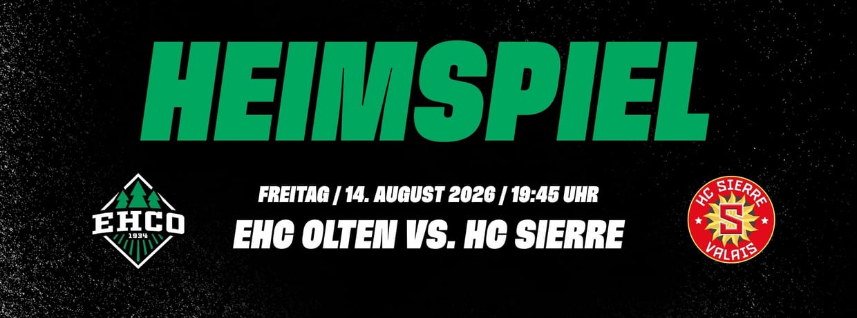 Testspiel: EHC Olten - HC Sierre