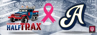 Champion City Half Trax at Lafayette Aviators - Breast Cancer Awareness & Flyboy Friday