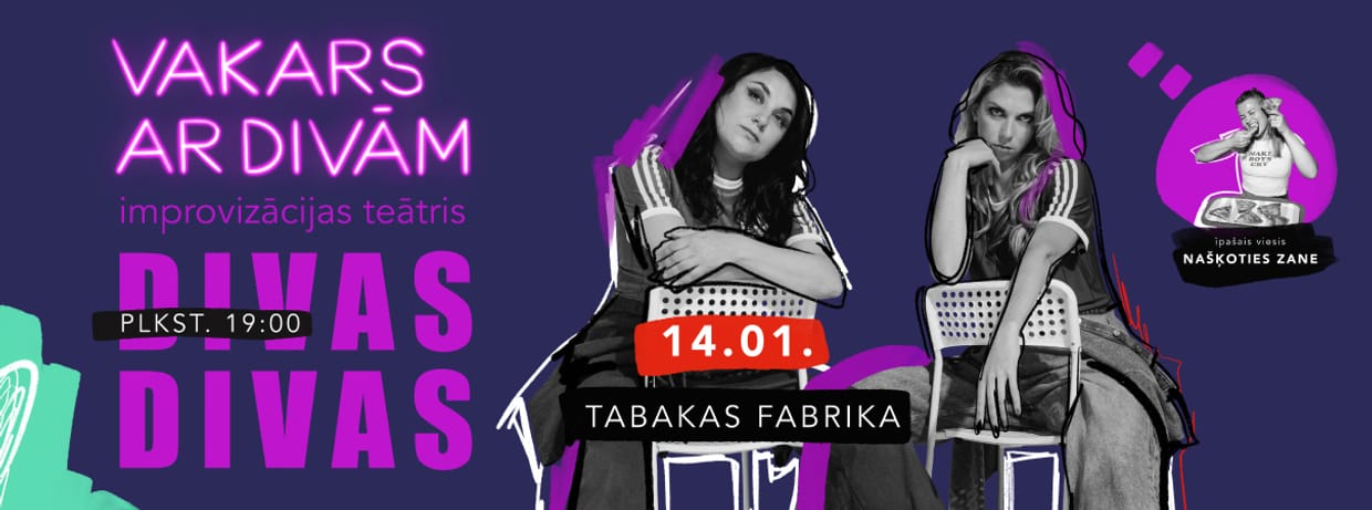 Vakars ar DIVĀM + Našķoties Zane