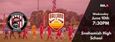 Snohomish United vs Ballard FC
