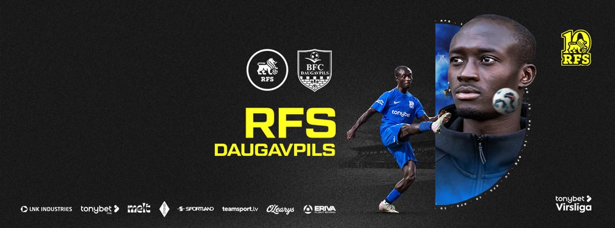 Tonybet Virslīga: RFS - BFC Daugavpils
