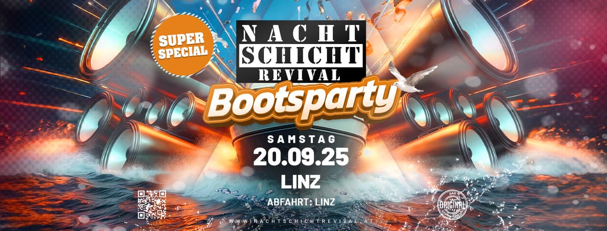 Nachtschicht Revival - SUPER SPECIAL - Wir machen eine Bootsparty auf der Donau! (LINZ)