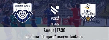 Tonybet Virslīga: Grobiņas SC/LFS - BFC Daugavpils