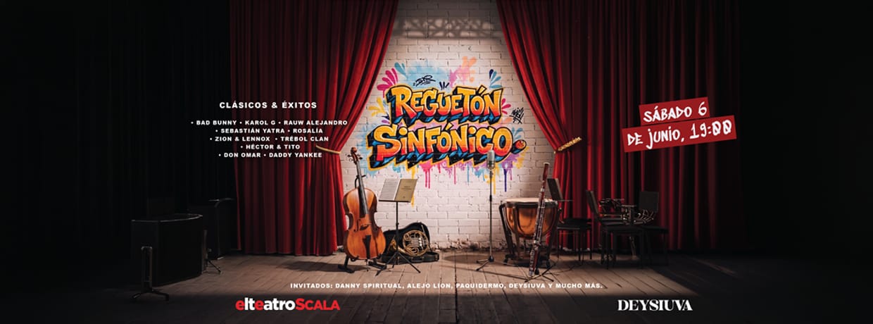 REGUETÓN SINFÓNICO SABADO 6 DE JUNIO 19:00