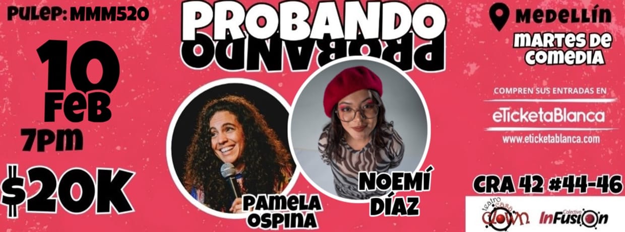 PROBANDO PROBANDO COMEDIA