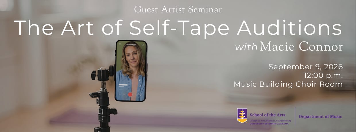 Guest Artist Seminar: The Art of Self-Tape Auditions with Macie Connor
