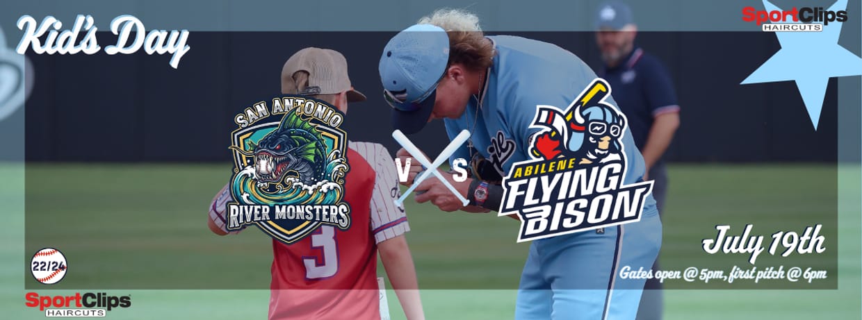 July 19th - San Antonio River Monsters vs. Abilene Flying Bison