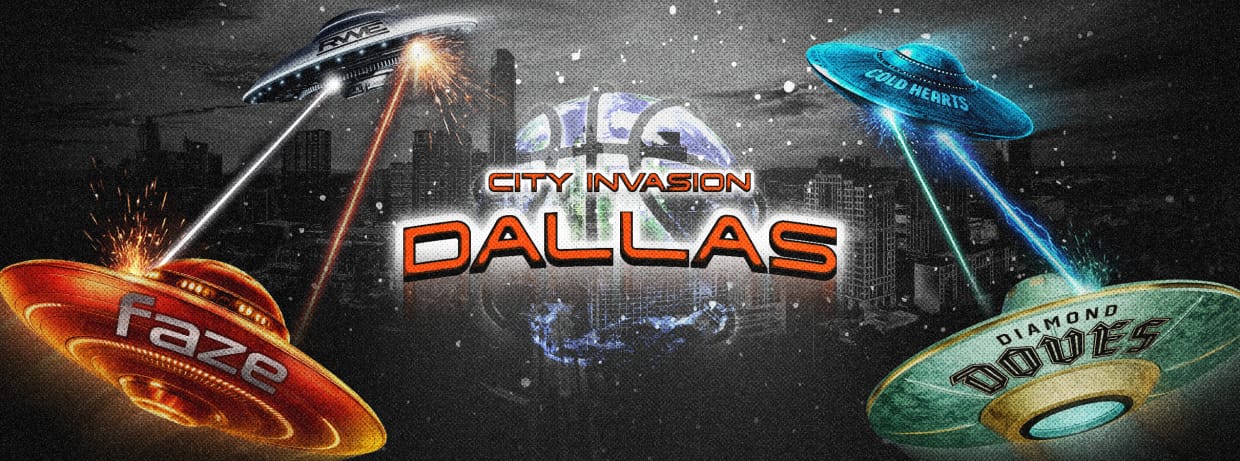 City Invasion Dallas: RWE vs FaZe / Cold Hearts vs Diamond Doves