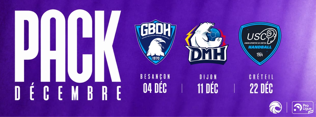 Pack 3 Matchs – Décembre Mauve