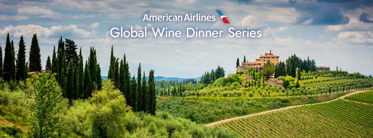 American Airlines Global Wine Dinner Series - Milan to Florence: The Great Wines of Piedmont & Tuscany