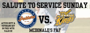 Salute to Service Sunday vs. WC Kings