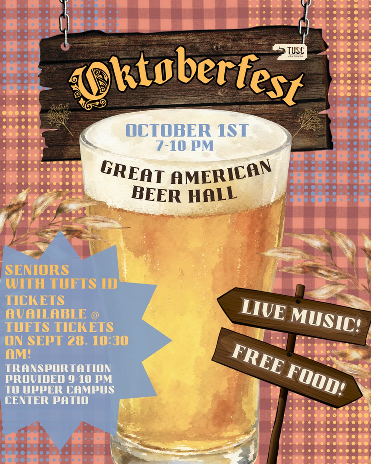 TUSC: Oktoberfest (Seniors only)