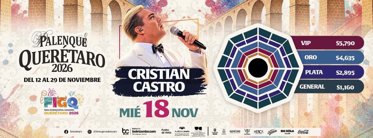 CRISTIAN CASTRO 18/11/2026