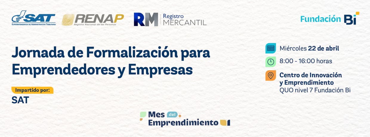 Jornada Nacional de Formalización: El Salto Empresarial