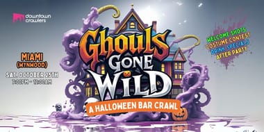 Halloween Bar Crawl 10/25- Miami- Wynwood