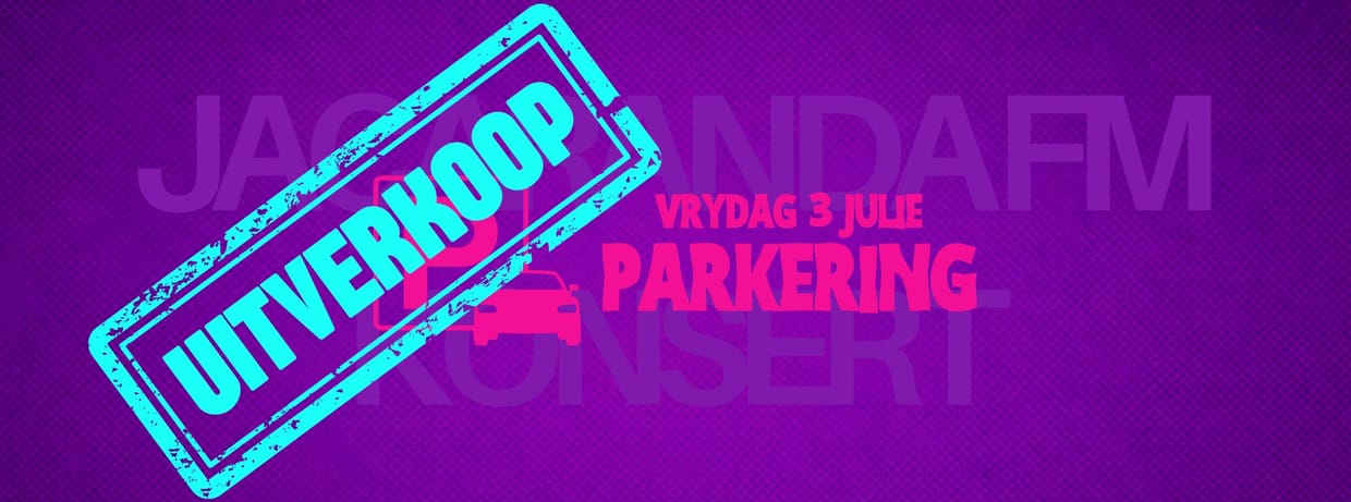 Vrydag Parkeerkaartjie - Blok C