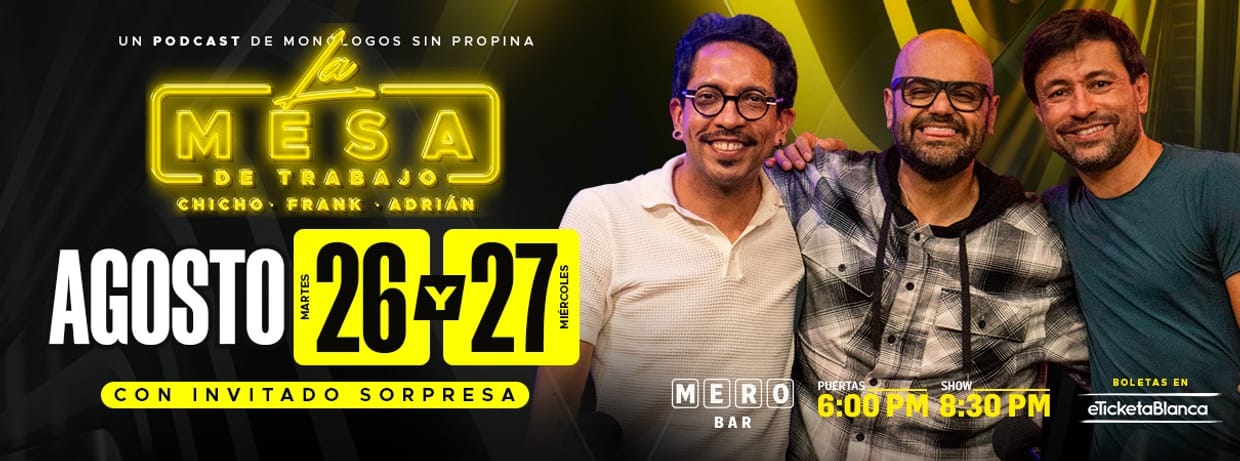 LA MESA DE TRABAJO EN VIVO EN MERO BAR Pasado 26 y 27 de agosto