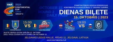 IIHF Kontinentālais kauss - 15. oktobris