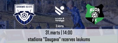 Tonybet Virslīga: Grobiņas SC/LFS - FK Auda