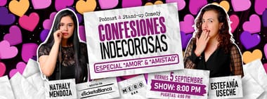 CONFESIONES INDECOROSAS: ESTEFANIA USECHE Y NATHALY MENDOZA (EN MERO BAR)