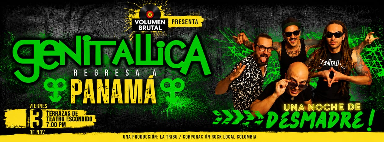 GENITALLICA REGRESA A PANAMÁ