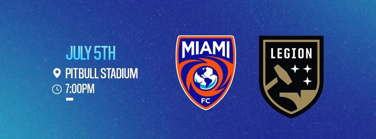 Match 9 - Miami FC vs. Birmingham Legion FC