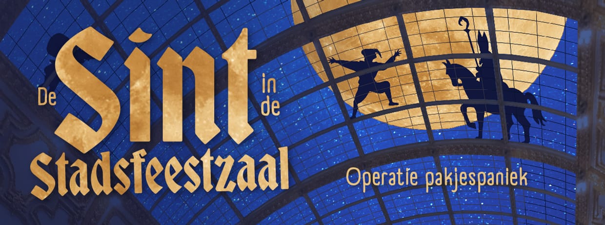 De Sint in de Stadsfeestzaal