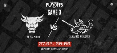 PLAYOFF GAME 3: FBK Valmiera vs Talsi NSS/Krauzers