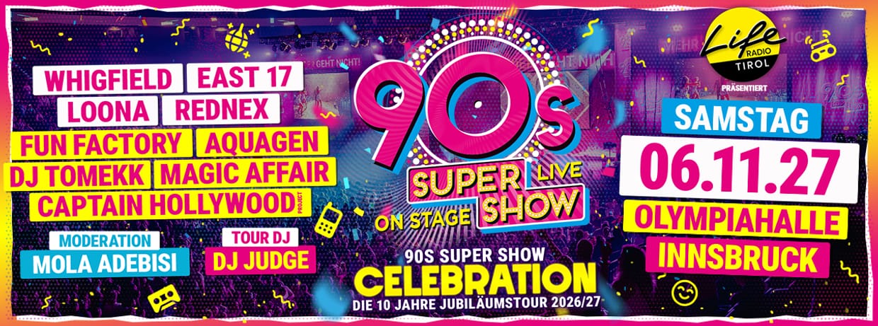 90s Super Show Innsbruck 2027