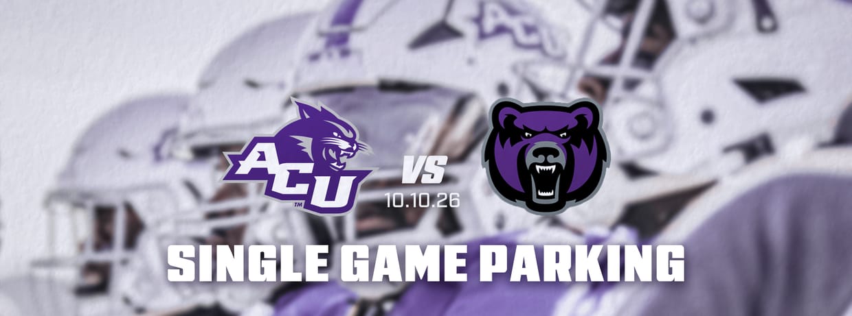 ACU Football Parking vs Central Arkansas