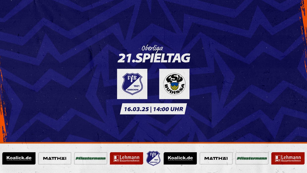 21. Spieltag VfB 1921 Krieschow - Budissa Bautzen