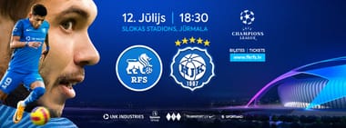 UEFA Čempionu līga: RFS - HJK (Somija)