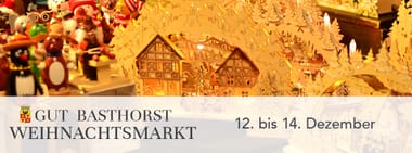 Weihnachtsmarkt Gut Basthorst 12. bis 14. Dezember 2025