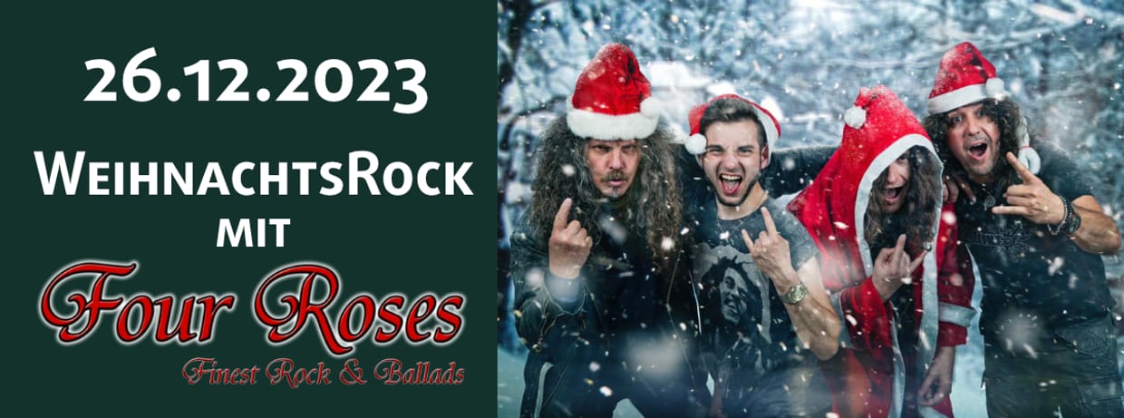 WeihnachtsRock mit Four Roses