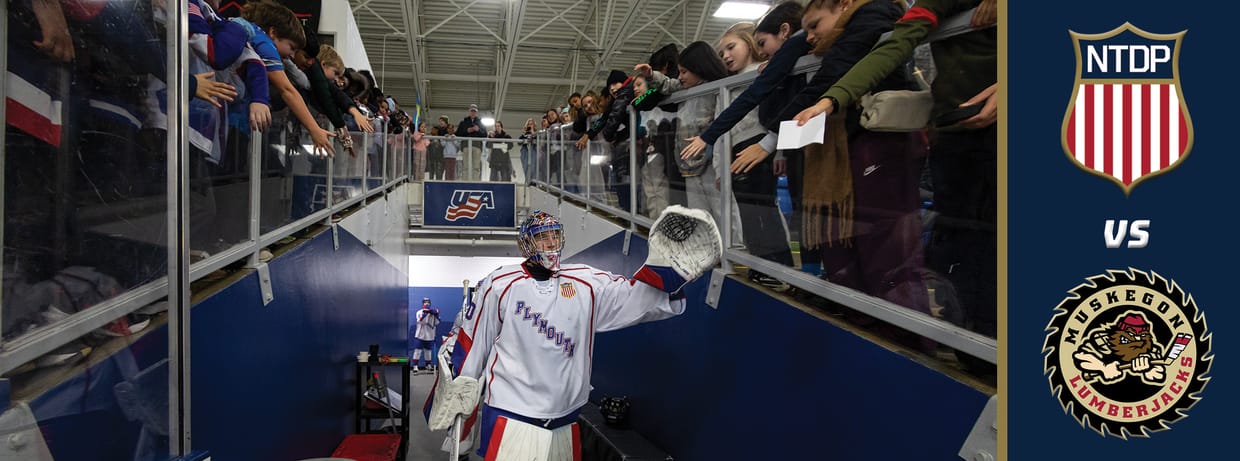 Team USA U17s vs. Muskegon Lumberjacks