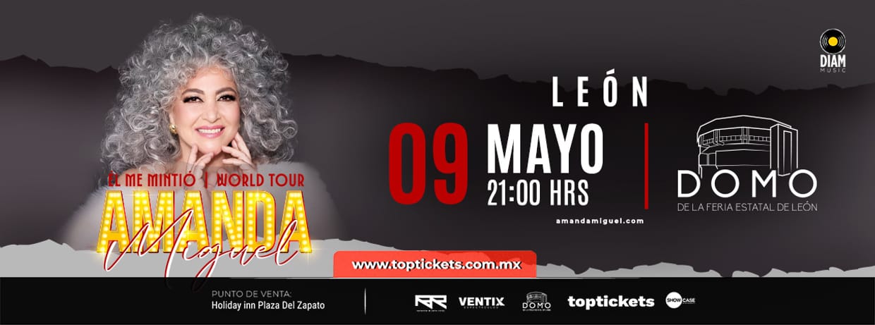 AMANDA MIGUEL TOUR "EL ME MINTIO" 09/05/26