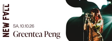 10.10. | Greentea Peng x New Fall Festival 2026