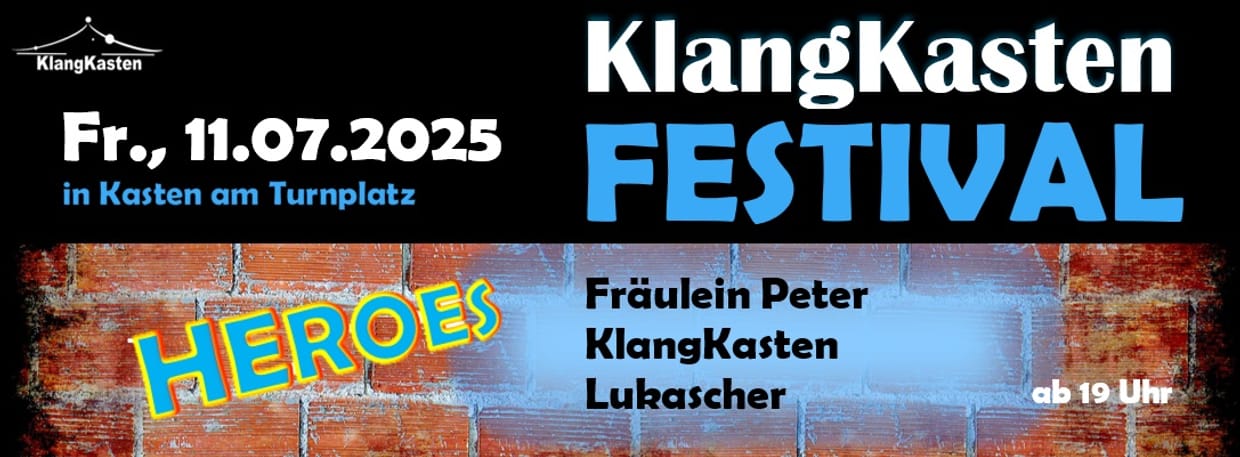 KlangKasten Festival Fr. 11.07.25