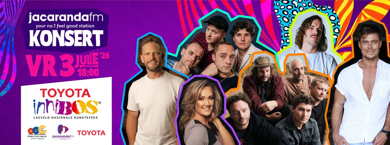 Vrydag Feesterrein en JacarandaFM Konsert