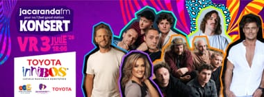 Vrydag Feesterrein en JacarandaFM Konsert