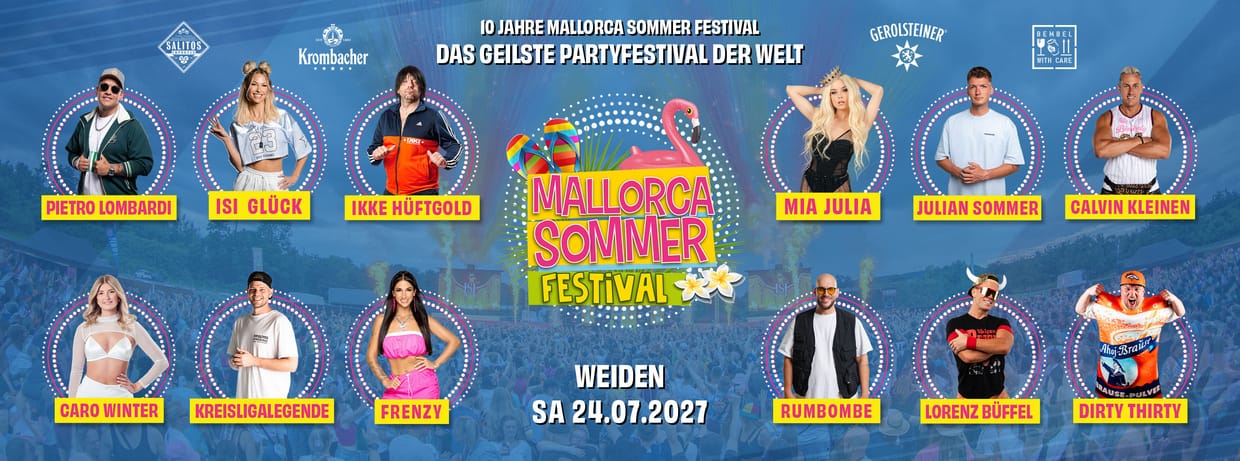 Mallorca Sommer Festival Weiden 2027