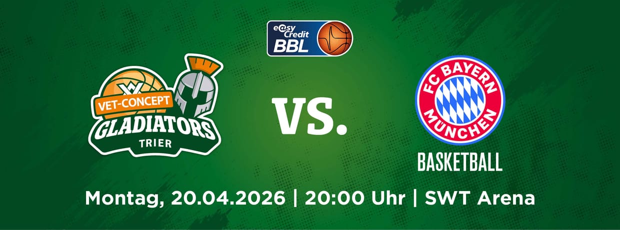 VET-CONCEPT Gladiators Trier vs. FC Bayern München